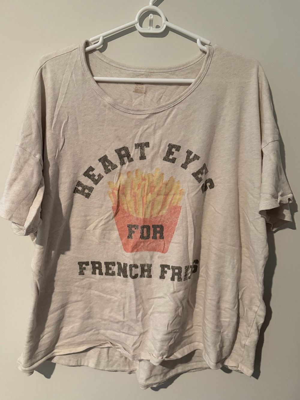 Heart eyes for French fries Aerie offline tee
